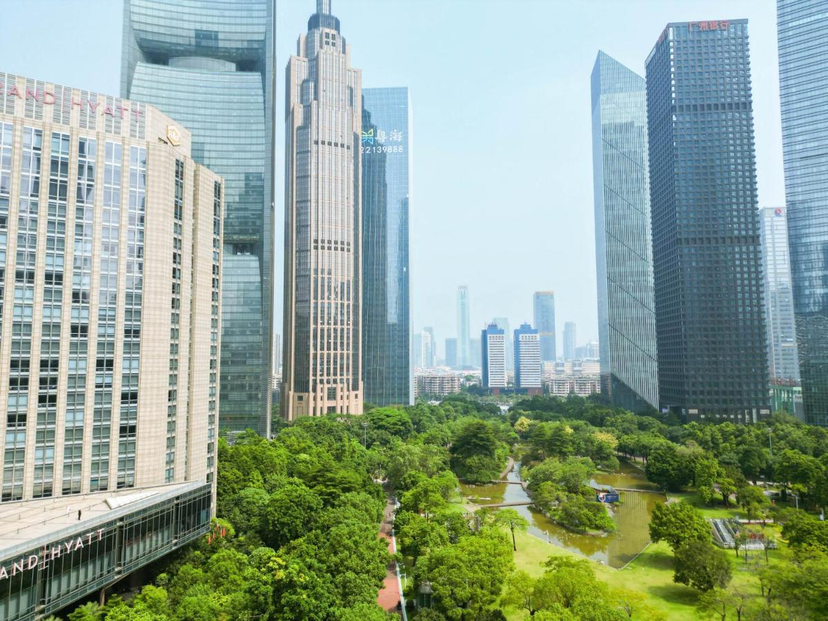 Hotel Grand Hyatt Kanton Exterior foto