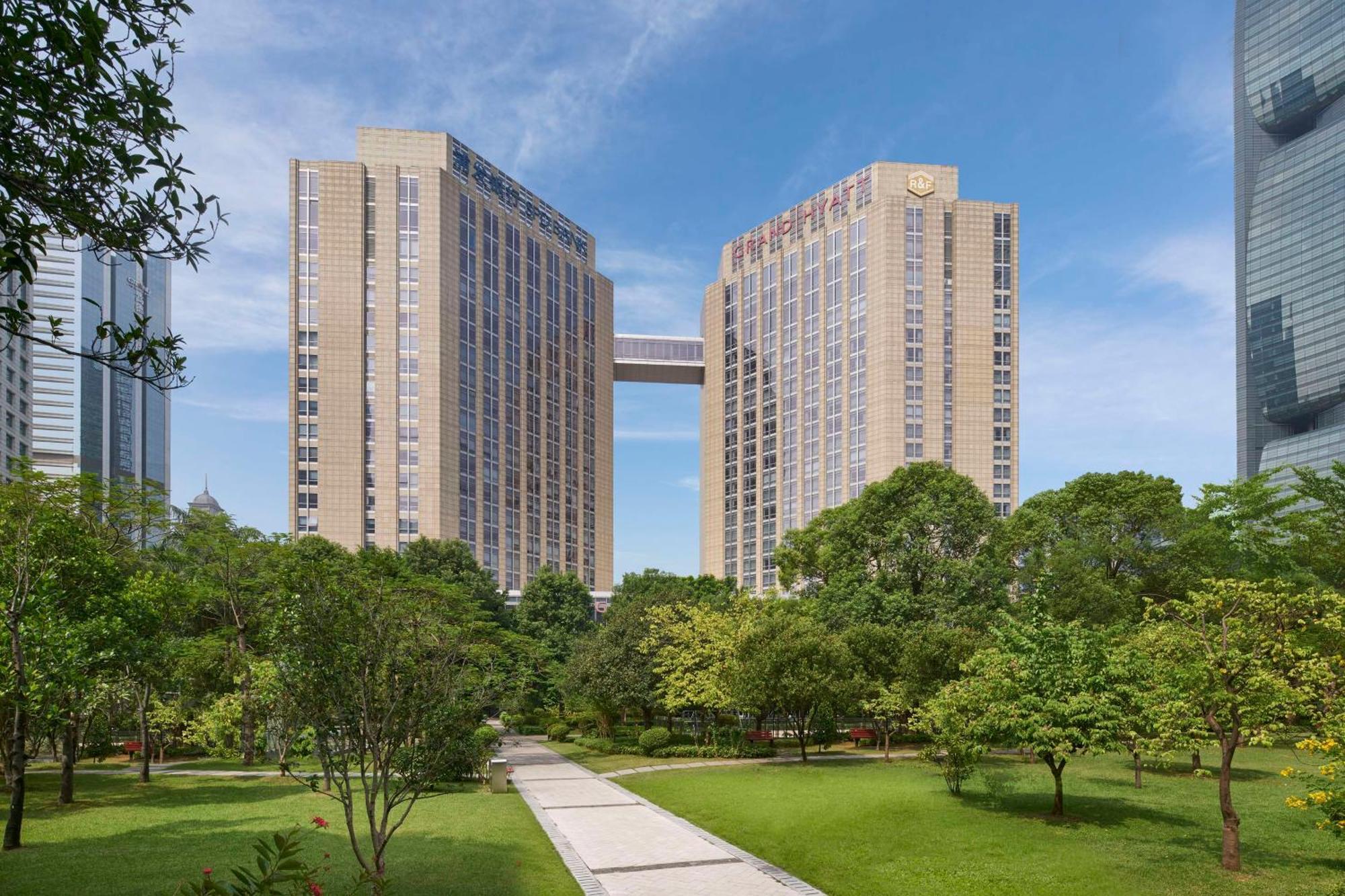 Hotel Grand Hyatt Kanton Exterior foto